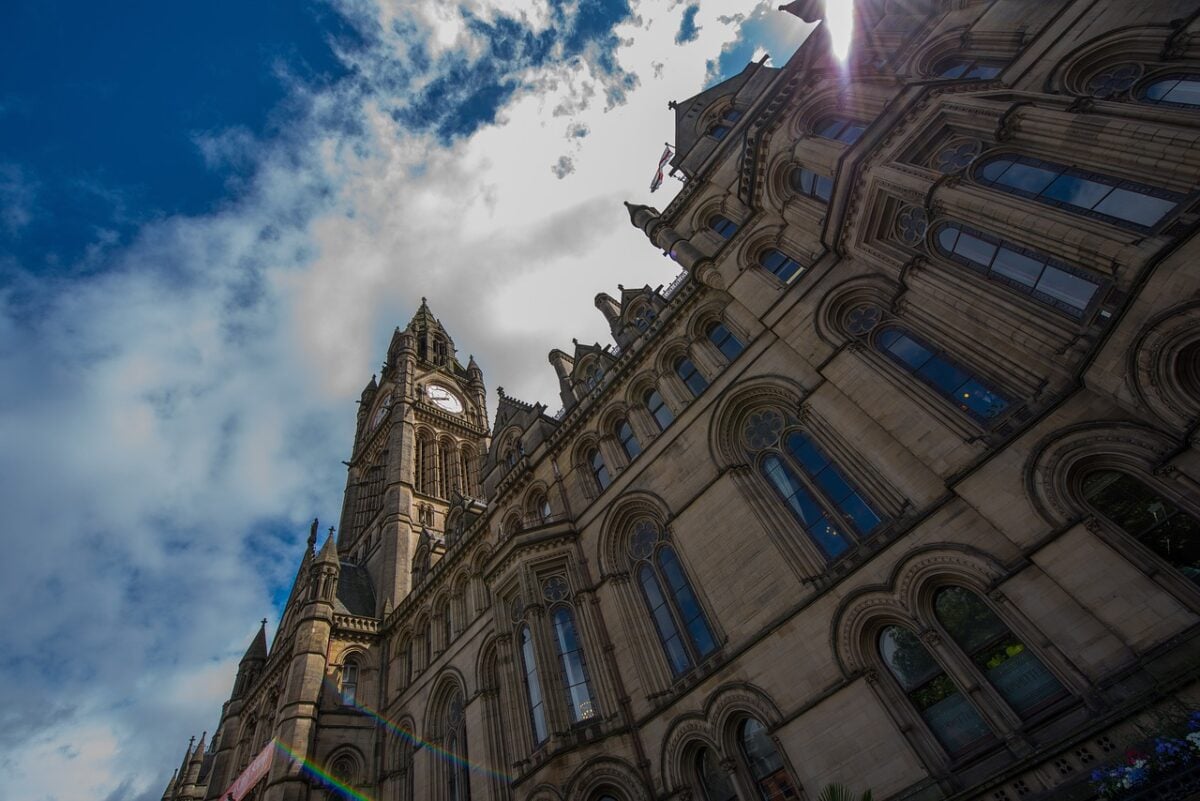 Manchester Town Hall.