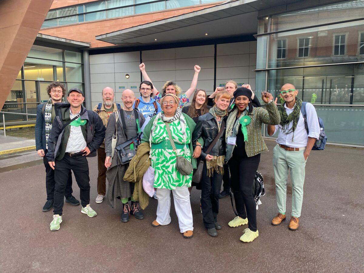 Manchester Greens at the 2024 General Election count